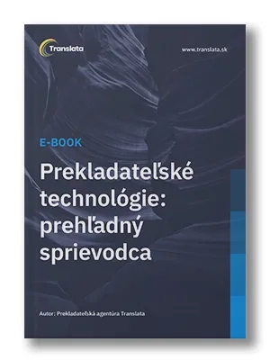 Titulná strana Translata e-booku Prekladateľské technológie